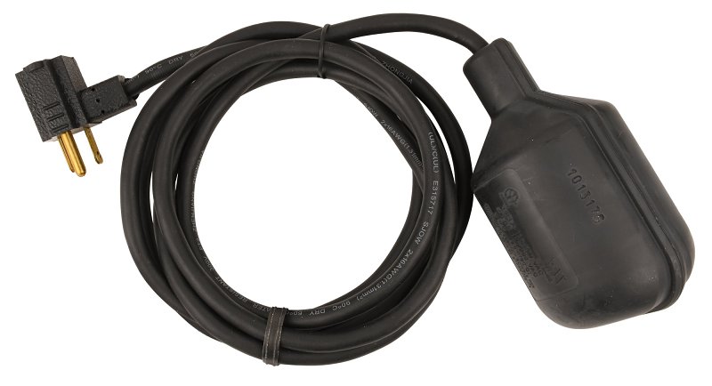 Water Source WSFSWPB Piggyback Float Switch, 115 V, For: Pumps Working with 1/2 hp at 120 VAC and 1 hp at 230 VAC