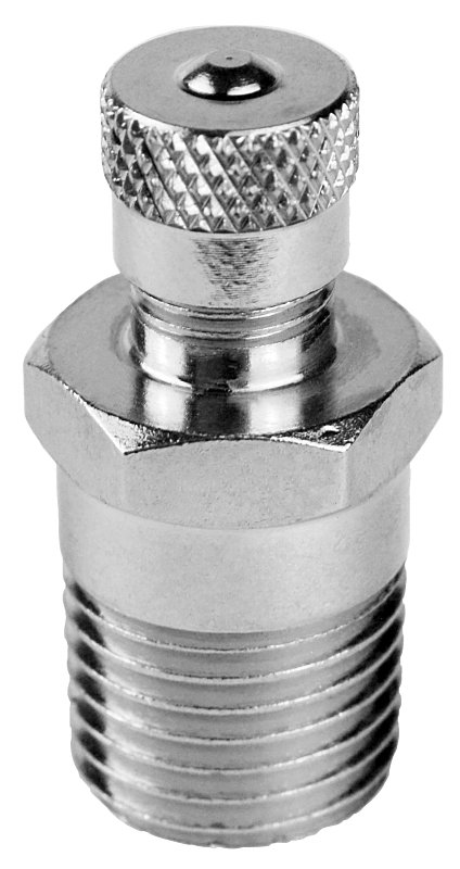 Water Source AV25-RM Air Valve, 1/4 in Connection, Steel Body, Chrome/Zinc