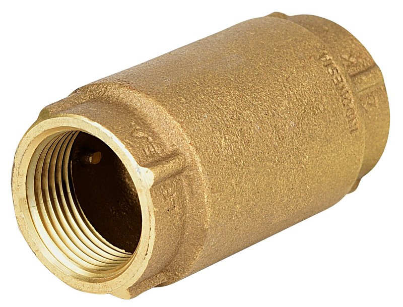 Water Source CV-100NL Check Valve, 1 in, NPT, 200 psi Pressure, Brass Body