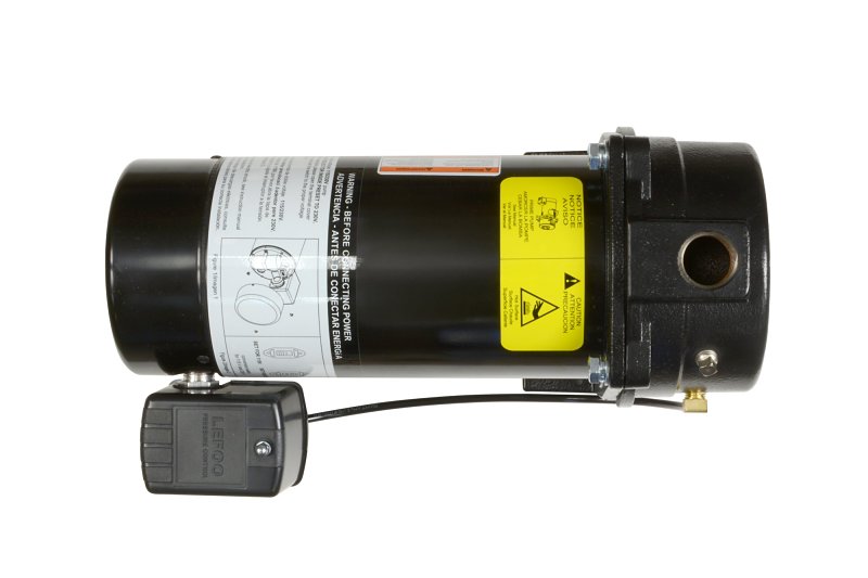 Eco-Flo EFCWJ7 Deep Well Jet Pump, 115/230 V, 3/4 hp, 1-1/4 in Suction, 1 in Discharge Connection, 7 gpm, Iron