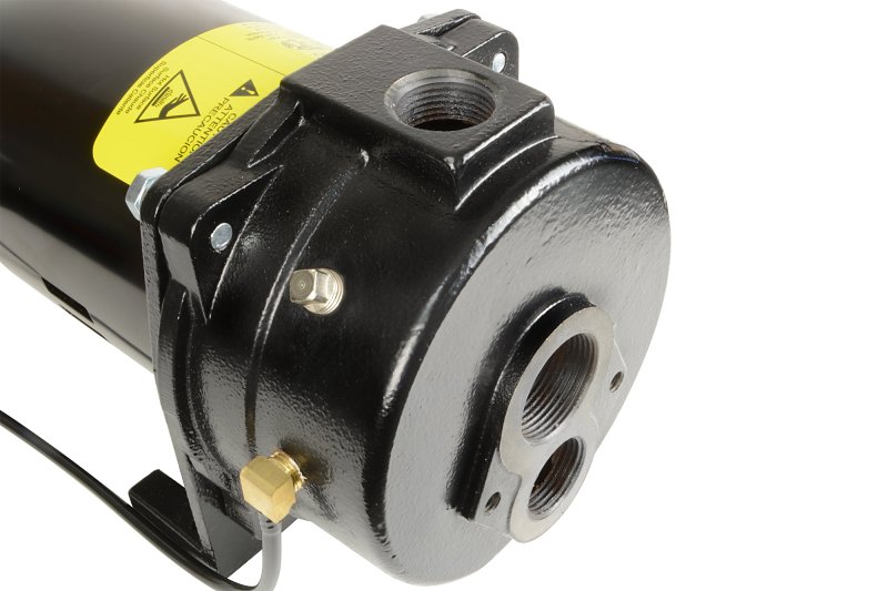 Eco-Flo EFCWJ7 Deep Well Jet Pump, 115/230 V, 3/4 hp, 1-1/4 in Suction, 1 in Discharge Connection, 7 gpm, Iron
