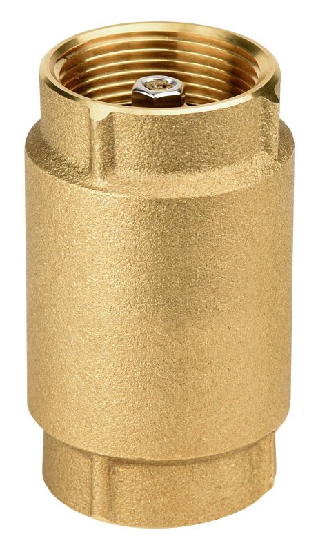 Water Source CV-125NL Check Valve, 1-1/4 in, 200 psi Pressure, Brass Body