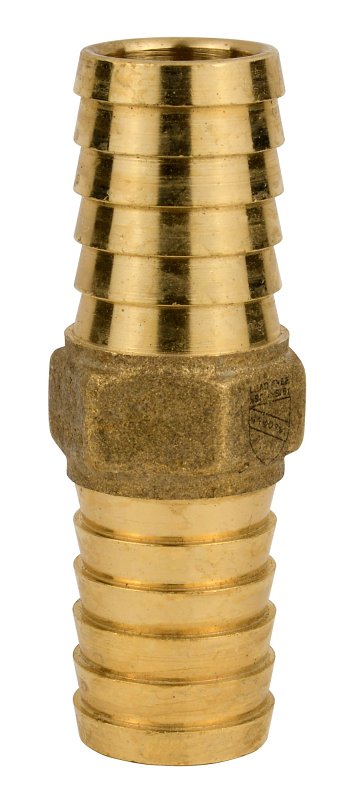 Water Source IC75NL Pipe Coupling, 3/4 in, Barb, Brass