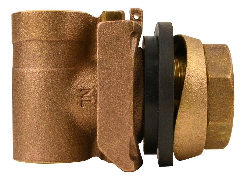 Water Source PA100NL Pitless Adapter, 1 in, FNPT, Brass