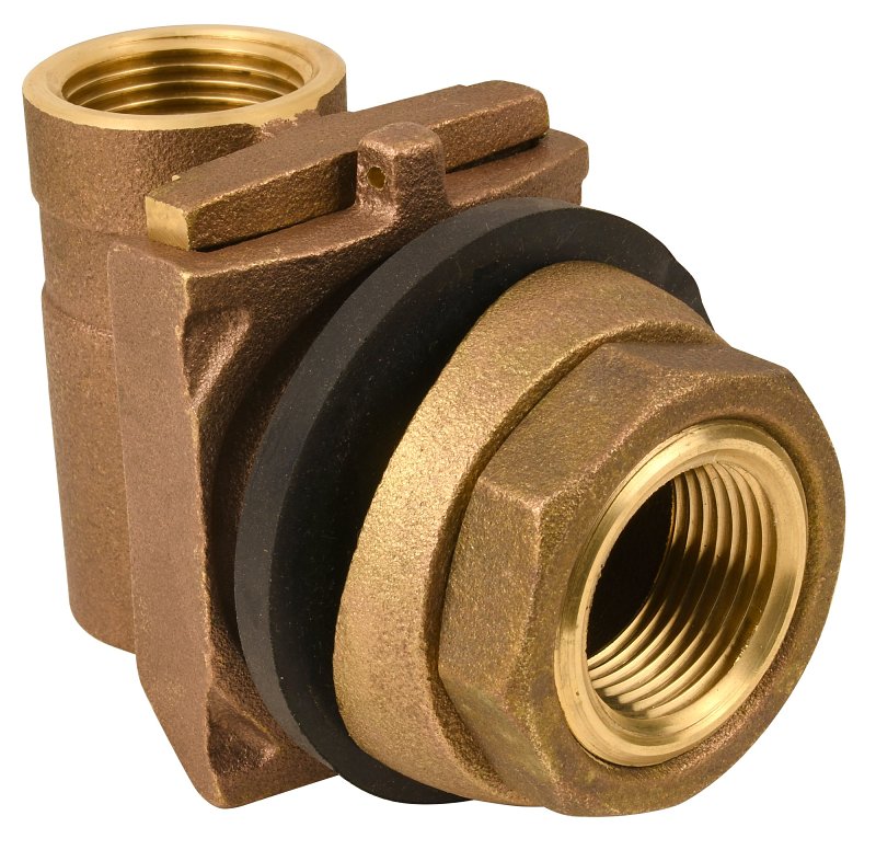 Water Source PA100NL Pitless Adapter, 1 in, FNPT, Brass