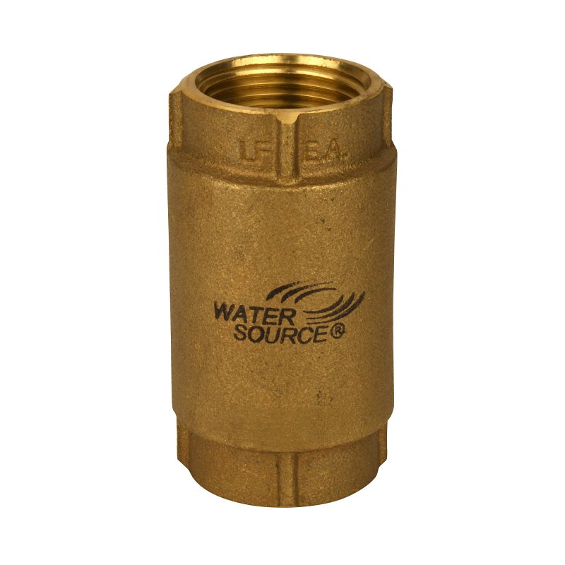 Water Source CCC-100NL Check Valve, 1 in, Brass Body