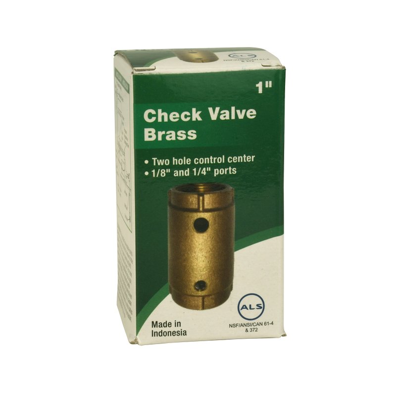 Water Source CCC-100NL Check Valve, 1 in, Brass Body