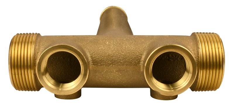 Water Source TC13NL Tank Tee, 1-1/4 in, Threaded, Brass