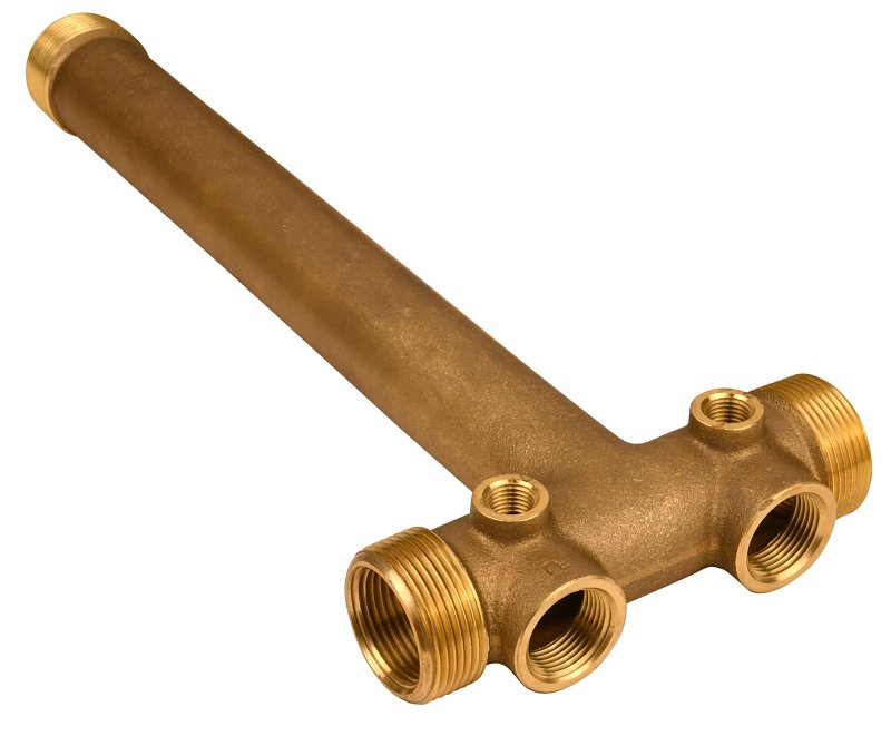 Water Source TC13NL Tank Tee, 1-1/4 in, Threaded, Brass