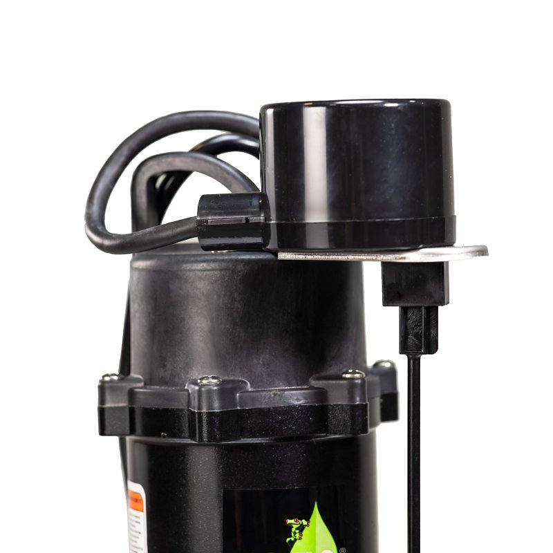 Eco-Flo SPP50V Submersible Sump Pump, 1-Phase, 6 A, 115 V, 1/2 hp, 1-1/4 in Outlet, 32 ft Max Lift Head, 4080 gph