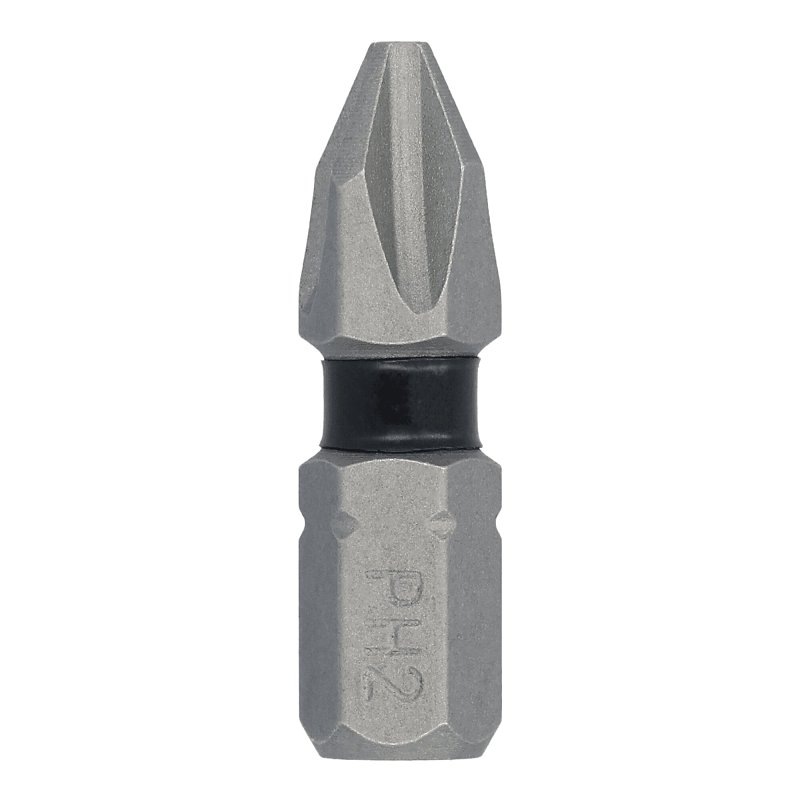 DEWALT TOUGHGRIP DWAF1PH2TG15 Screwdriver Bit, #2 Drive, Phillips Drive, 1/4 in Shank, Hex Shank, 1 in L, Steel