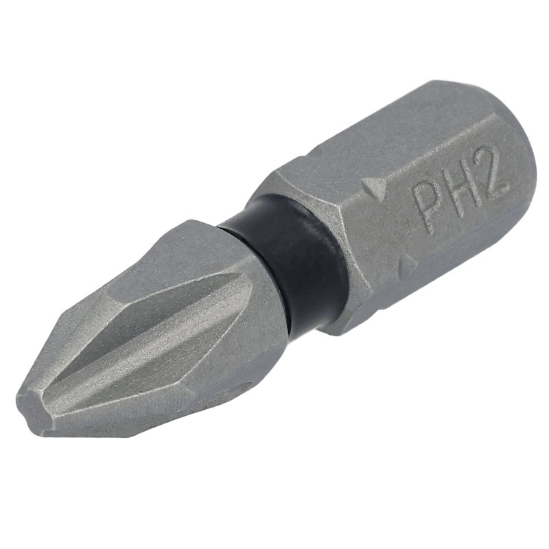 DEWALT TOUGHGRIP DWAF1PH2TG15 Screwdriver Bit, #2 Drive, Phillips Drive, 1/4 in Shank, Hex Shank, 1 in L, Steel