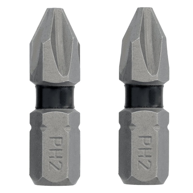 DEWALT TOUGHGRIP DWAF1PH2TG2 Screwdriver Bit, #2 Drive, Phillips Drive, 1/4 in Shank, Hex Shank, 1 in L, Steel