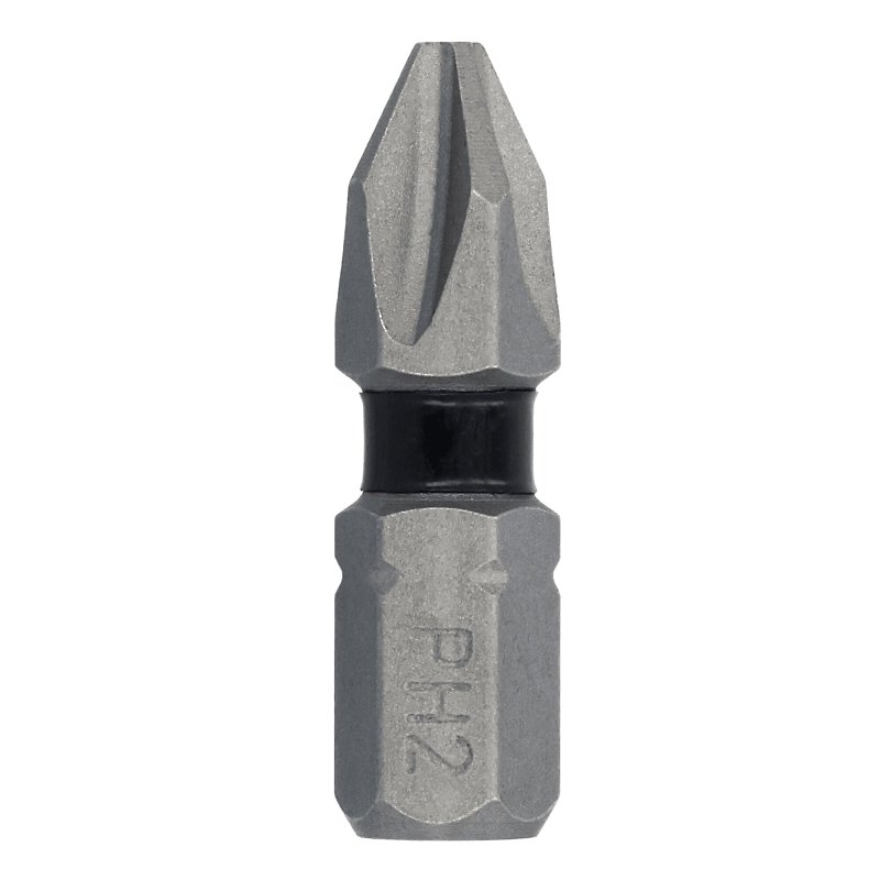 DEWALT TOUGHGRIP DWAF1PH2TG30 Screwdriver Bit, #2 Drive, Phillips Drive, 1/4 in Shank, Hex Shank, 1 in L, Steel