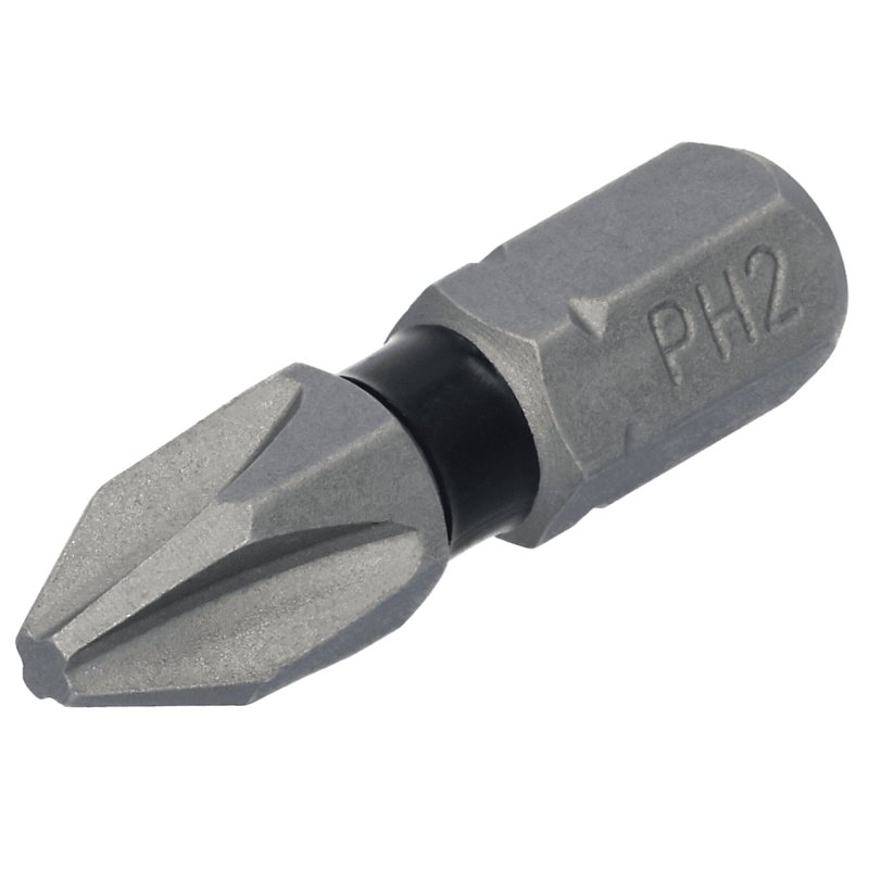 DEWALT TOUGHGRIP DWAF1PH2TG30 Screwdriver Bit, #2 Drive, Phillips Drive, 1/4 in Shank, Hex Shank, 1 in L, Steel