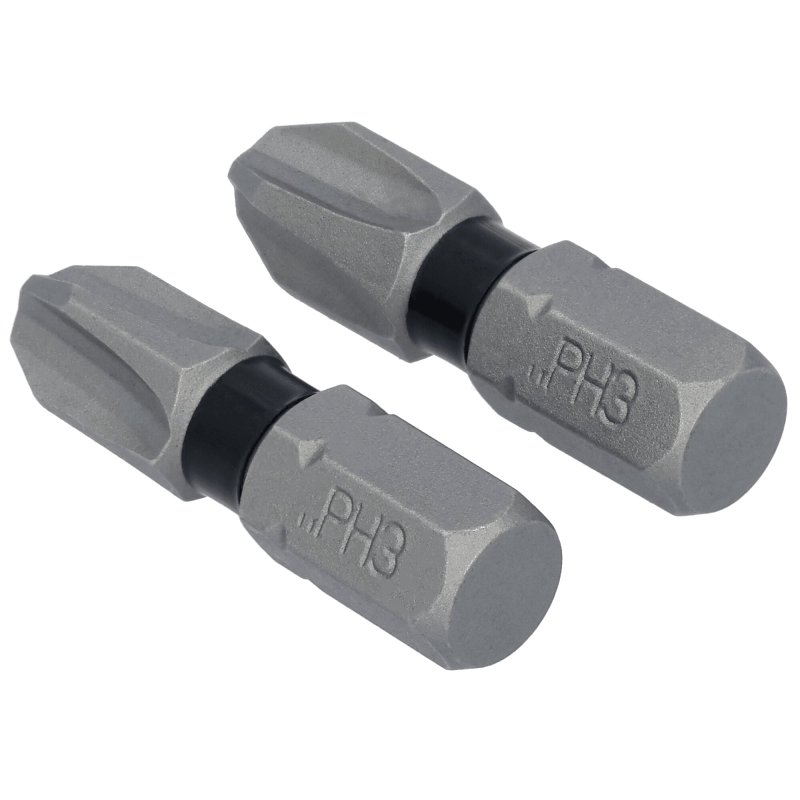 DEWALT TOUGHGRIP DWAF1PH3TG2 Screwdriver Bit, #3 Drive, Phillips Drive, 1/4 in Shank, Hex Shank, 1 in L, Steel