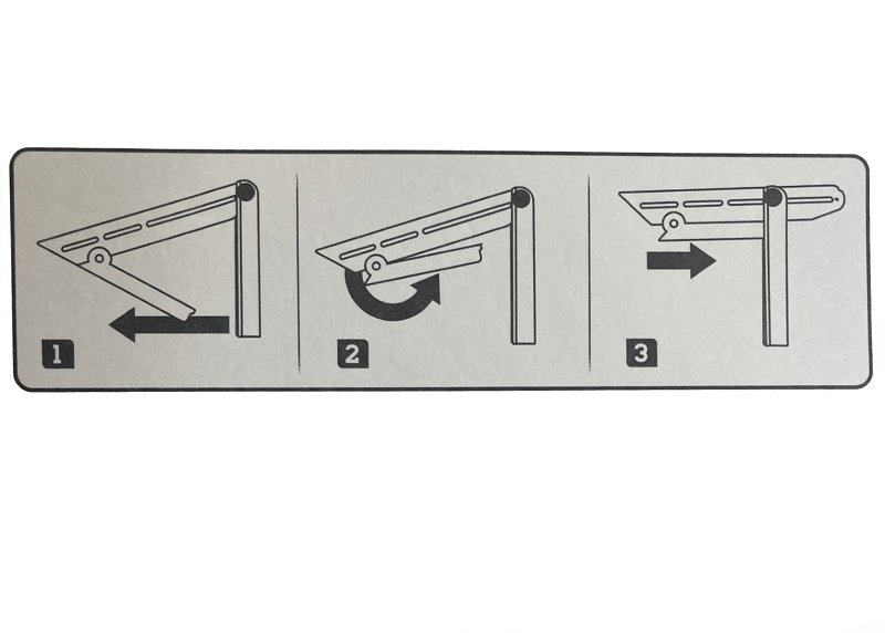 Swanson TOSB01 5-in-1 Folding Square, 1/8 in Graduation, ABS Composite, 10-1/4 in L, 2-1/4 in W