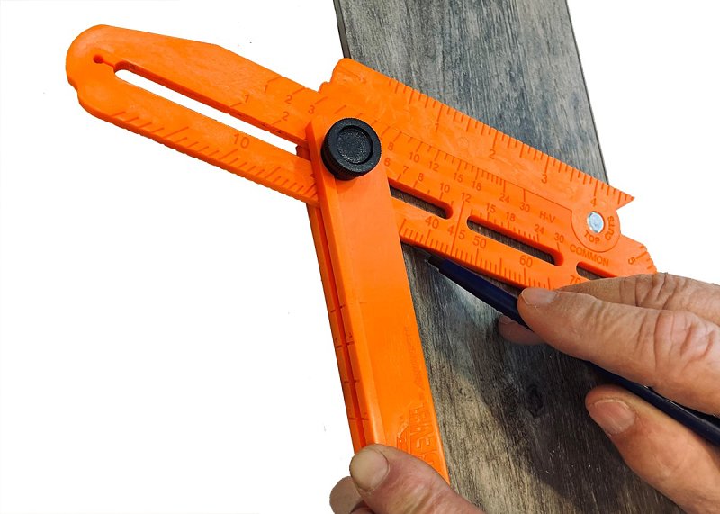 Swanson TOSB01 5-in-1 Folding Square, 1/8 in Graduation, ABS Composite, 10-1/4 in L, 2-1/4 in W
