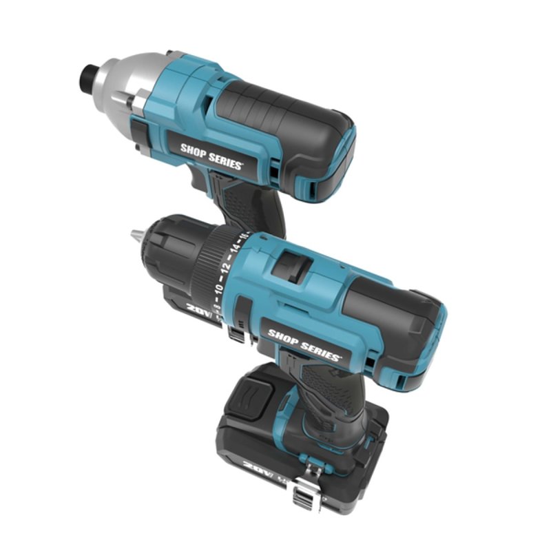ShopSeries SS1809 Combo Kit, Battery Included, 2 Ah