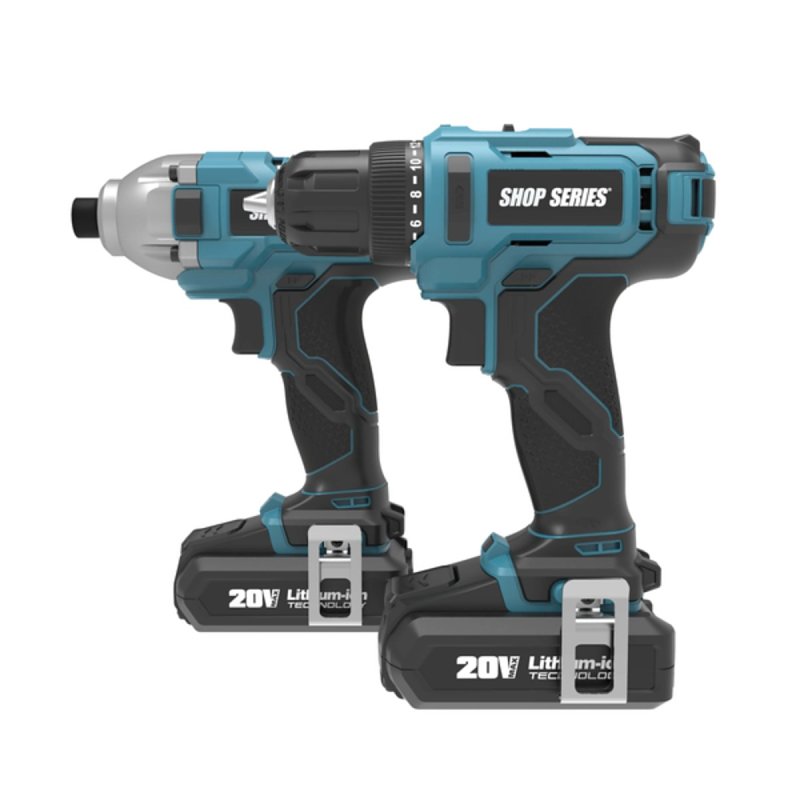 ShopSeries SS1809 Combo Kit, Battery Included, 2 Ah