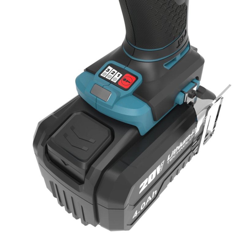 ShopSeries SS2407 Impact Wrench, Battery Included, 4 Ah, 0 to 1200, 3300, 4000 bpm IPM, 900, 2400, 3000 rpm Speed