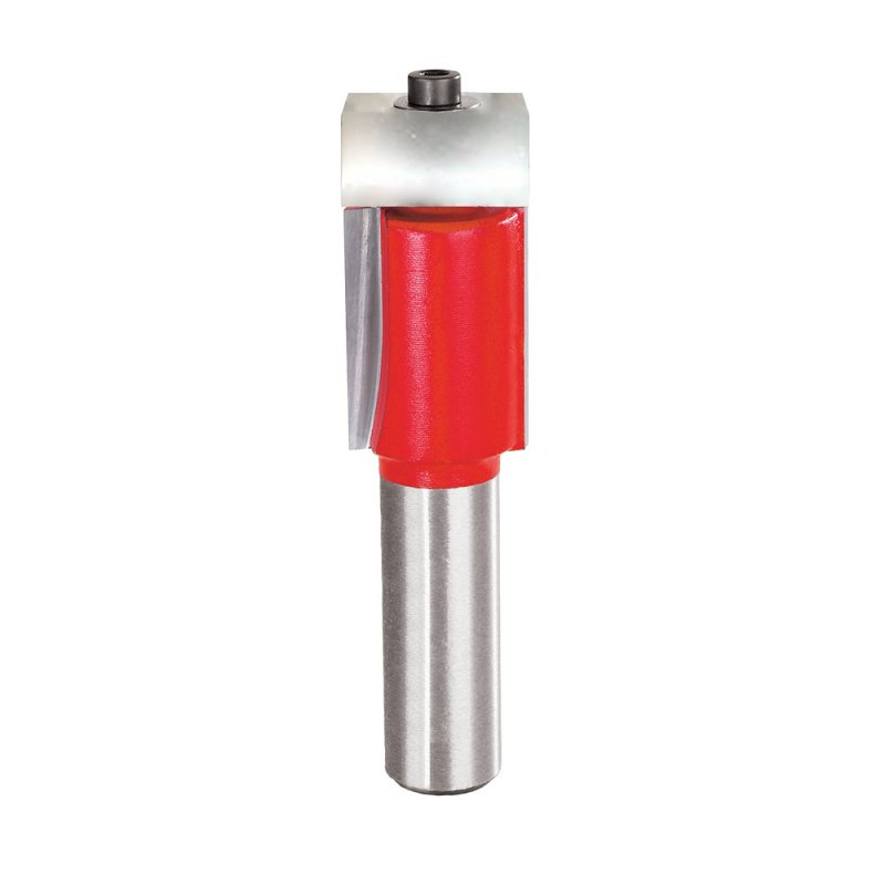 Freud 42-118 Trim Bit, 3/4 in Dia Cutter, 3-1/4 in OAL, 1/2 in Dia Shank, 2-Cutter, Carbide