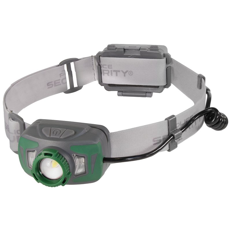 Police Security Twin Power Series 97708 Headlamp, AAA Battery, Alkaline Battery, LED Lamp, 100, 200, 410, 800 Lumens