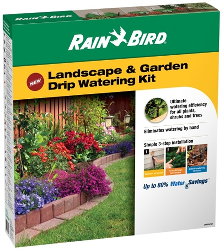 Rain Bird LNDDRIPKIT Drip Watering Kit, Green, 108-Piece