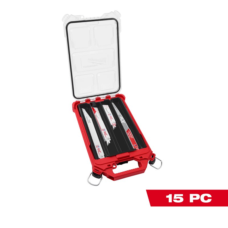 Milwaukee 49-22-5641 Reciprocating Saw Blade Kit, 15-Piece