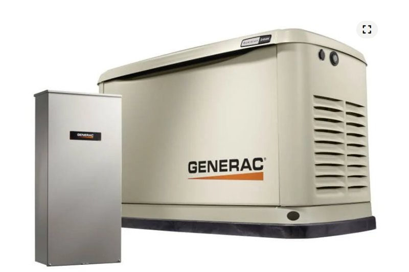 Generac Guardian G007210-1 Generator, 87.5/100 A, 120/240 V, 24 kW Output, LPG, Natural Gas, Electronic Start