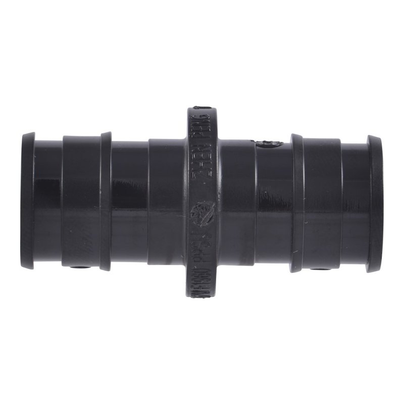 SharkBite UA008A5 Expansion Coupling, 1/2 in, Barb, Polymer, Black, 80, 100, 160 psi Pressure