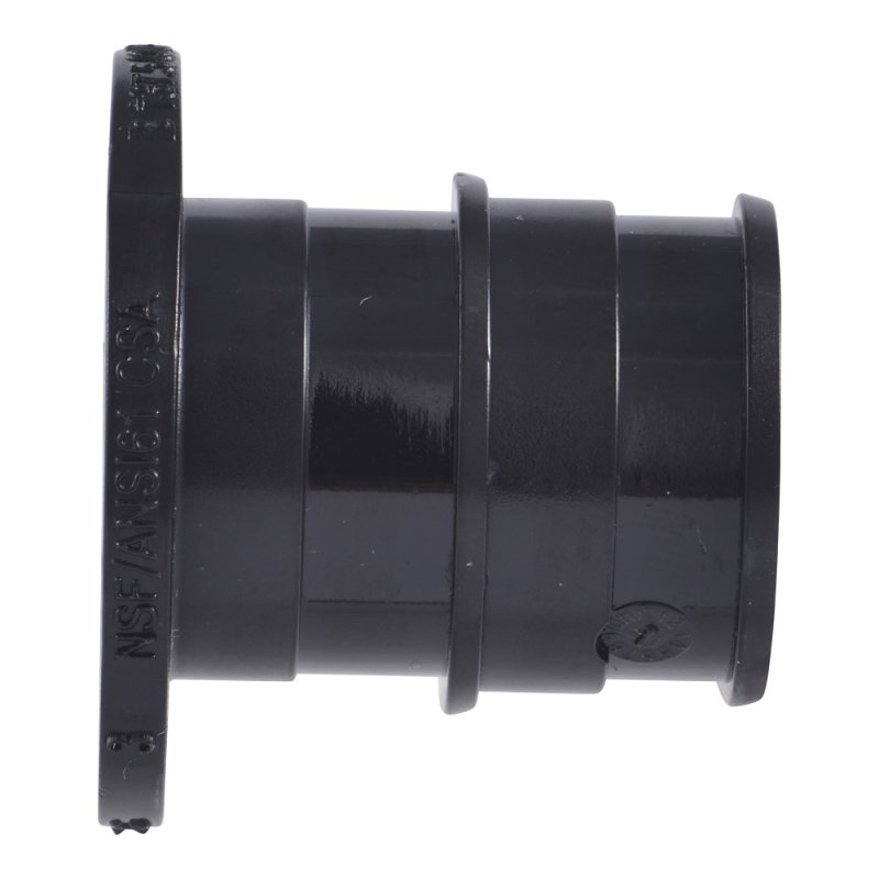 SharkBite UA518A5 Expansion Plug, 3/4 in, Barb, Polysulfone, Black