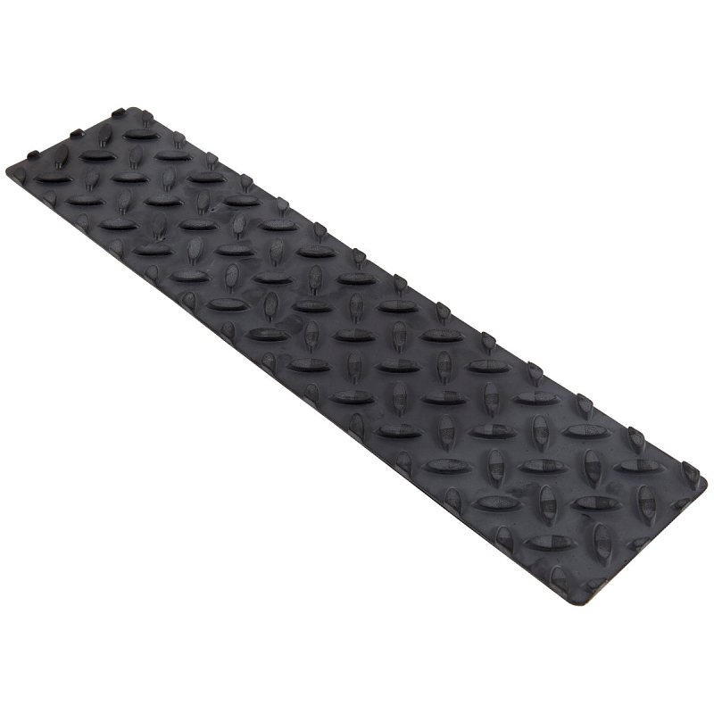 Keeper 5680 Safety Step, 17-1/2 in L, 4 in W, EPDM, Black