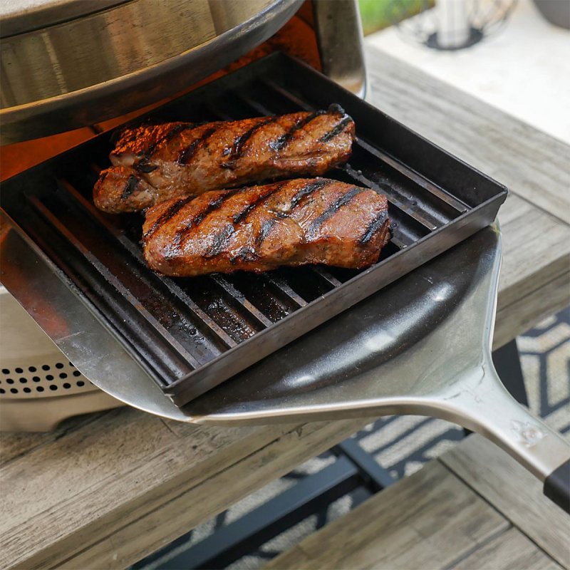 Grillgrate PIZZAOVENSET Grill Grate, 10 in L, 10 in W, Aluminum, Anodized