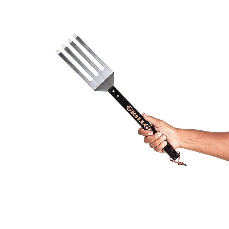Grillgrate GTOOL Grate Tool, Stainless Steel Blade, Wood Handle