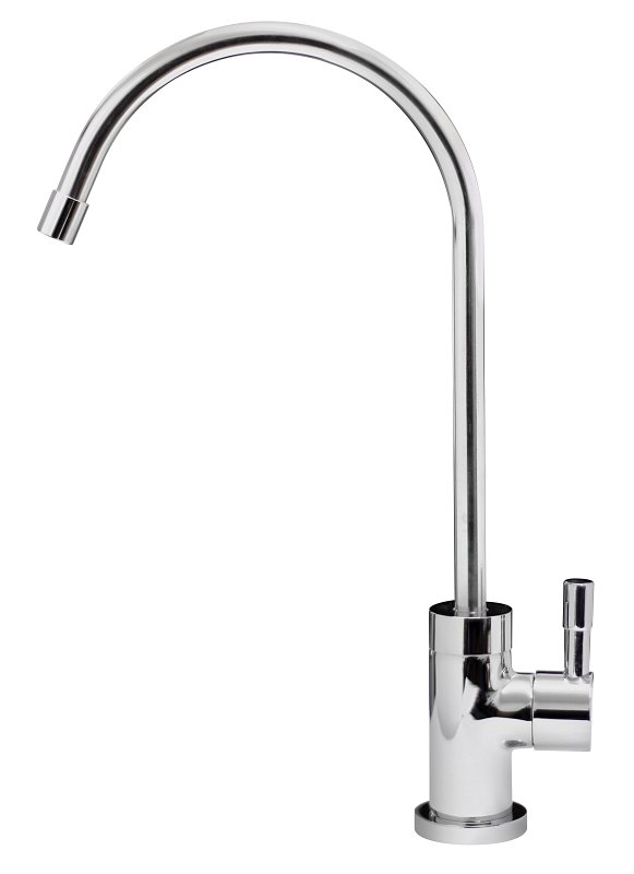 Rainfresh 1050P Water Faucet, 8.5 Lpm, 1-Faucet Hole, Chrome, Countertop, High-Reach Spout