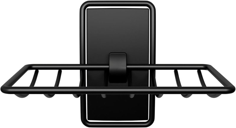 Command BATH34-MB-ESF Soap Dish, Wall, Metal/Plastic, Black