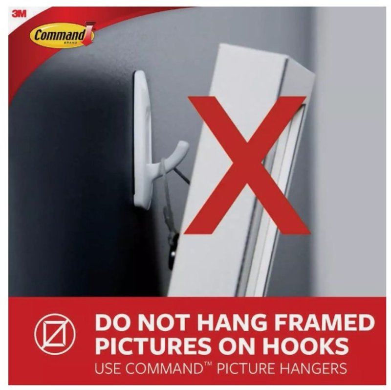 Command BATH33-MB-2ESF Small Bath Hook, 1 lb, 2-Hook, Metal, Matte Black