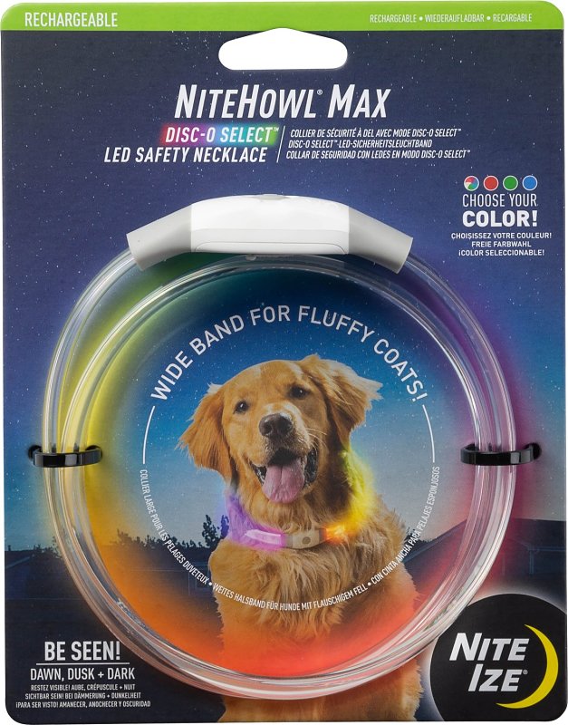 Nite Ize NiteHowl Series NHMR-07S-R3 Rechargeable Safety Necklace