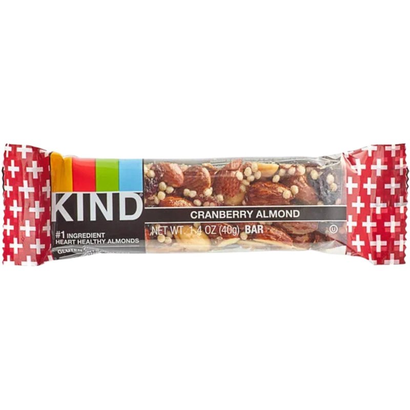 Kind 17211 Nut bar, Bar, Antioxidants, Cranberry Almond, Macadamia, 1.4 oz, Box