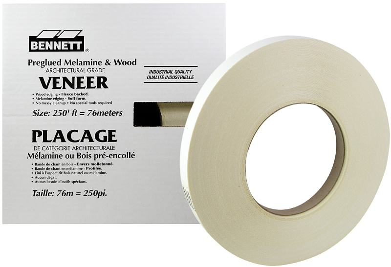 Bennett P/WHITE Melamine Edge Banding