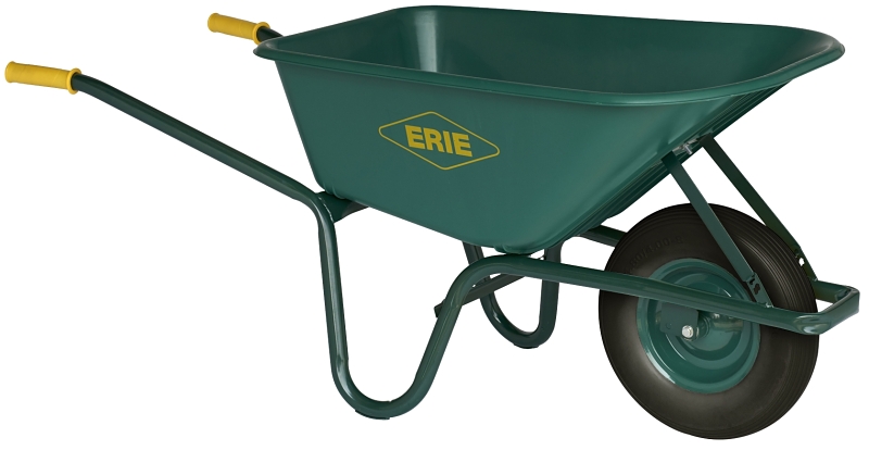 Erie SE100 Wheelbarrow, 6 cu-ft Volume, 1 -Wheel