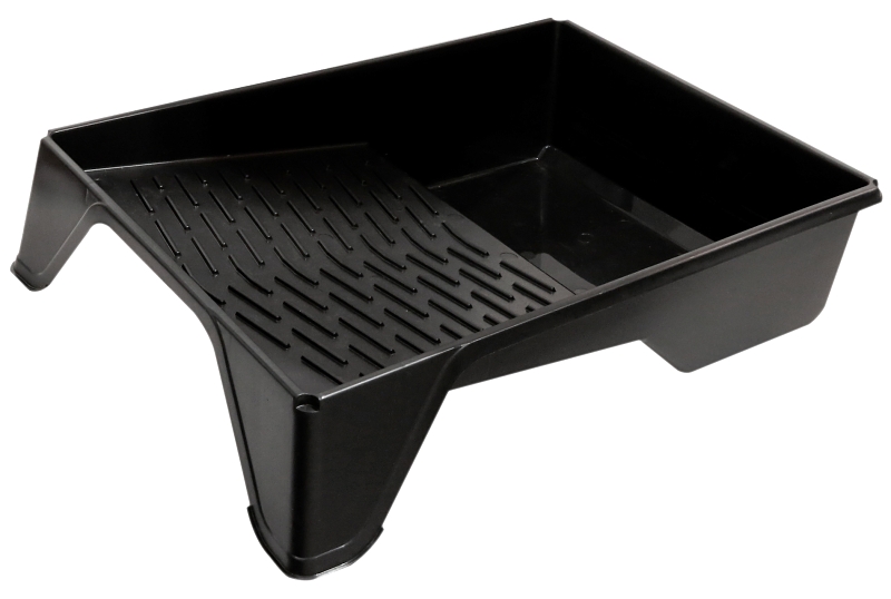 Bennett PLASTIC T-3 Paint Tray, 9-1/2 in W, 2 L, Plastic, Black