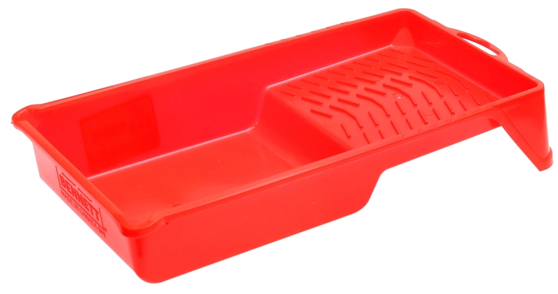 Bennett T-612 Paint Tray, 6 in L, 12 in W, 500 mL, Plastic, Red