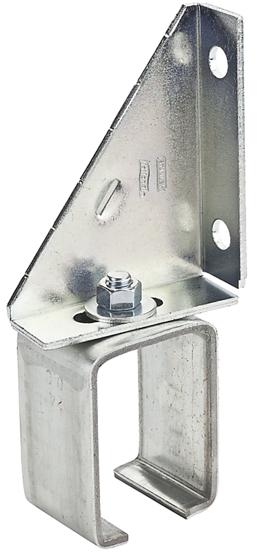National Hardware N104-638 Box Rail Bracket, 3-1/4 in W x 1-3/4 in D x 7-1/8 in H Dimensions, Steel, Galvanized