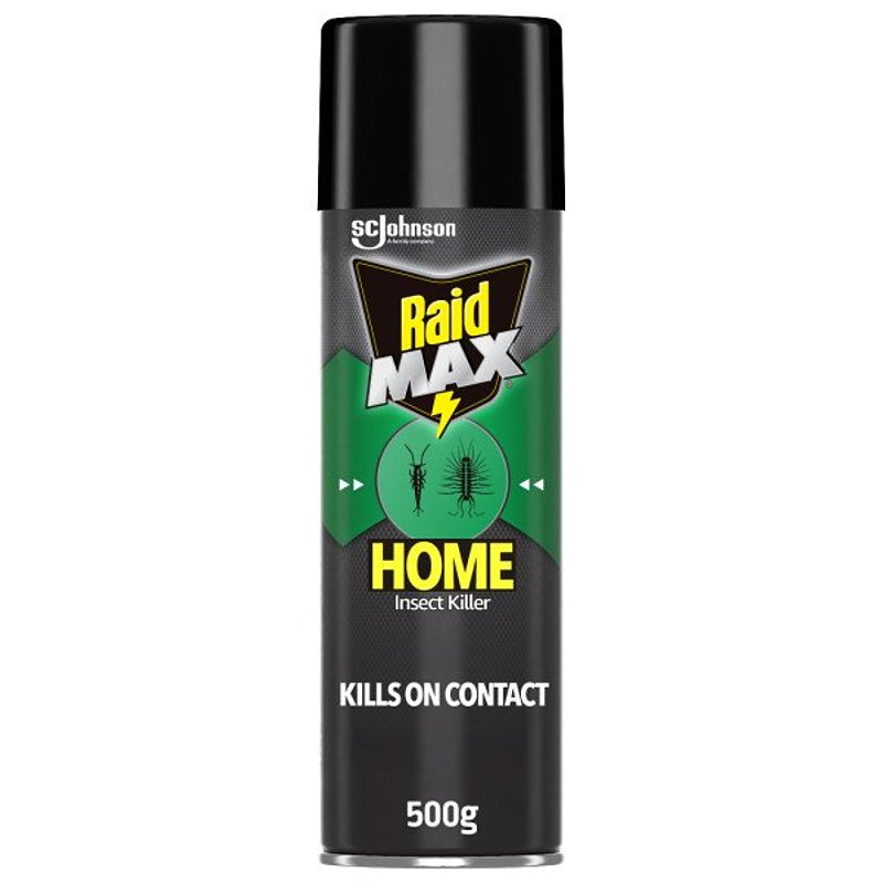 Raid 610841 Home Insect Killer, Liquefied Gas, Spray Application, Indoor, 500 g Aerosol Can
