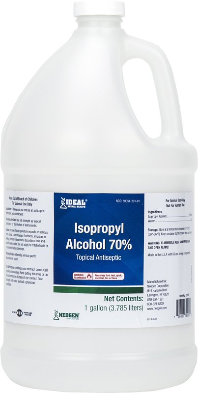 Neogen 79200 Disinfectant, Liquid, Alcohol, 1 gal