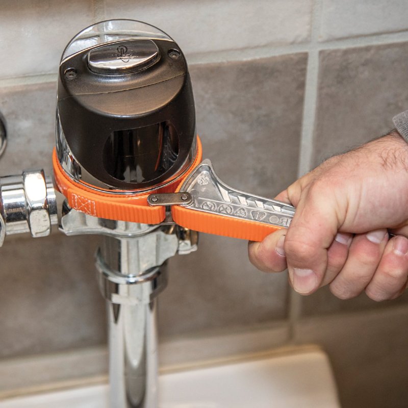 Grip-It S6HB Strap Wrench, 1-1/2 to 4 in Pipe, 6 in L Handle, 0.63 in W Strap, 21-1/4 in L Strap, Aluminum Handle