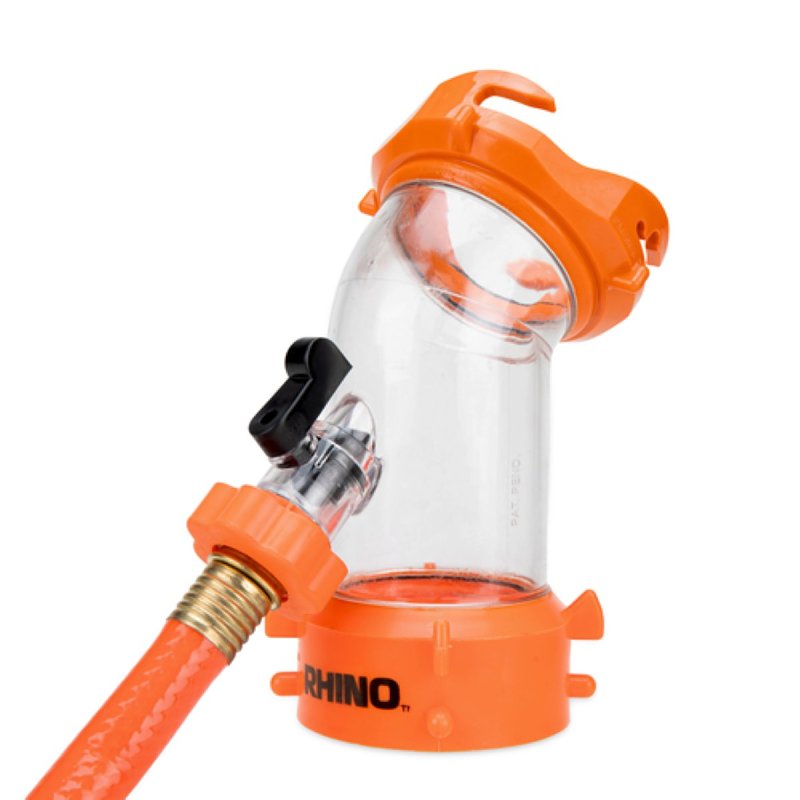Rhino 39082 Holding Tank Rinser, Polyethylene, Black/Orange/Silver, For: RV Sewer Systems
