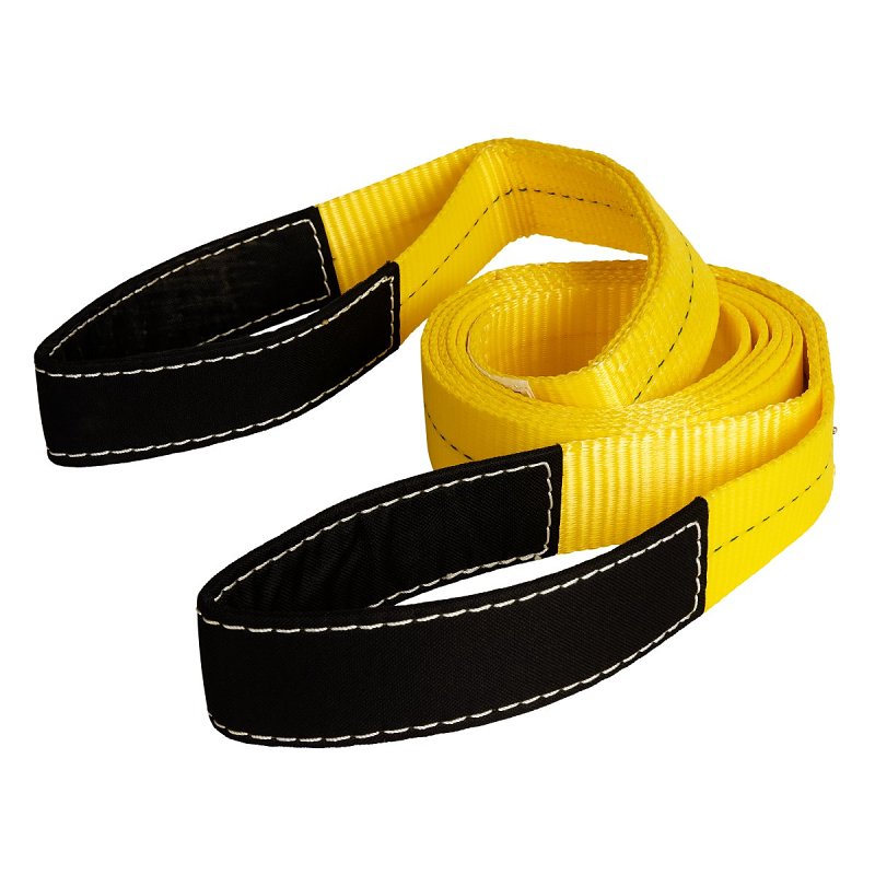 Keeper 02616 Lift Sling, 2 in W, 12 ft L, 1-Ply, 3100 lb Vertical Hitch, Polyester, Yellow